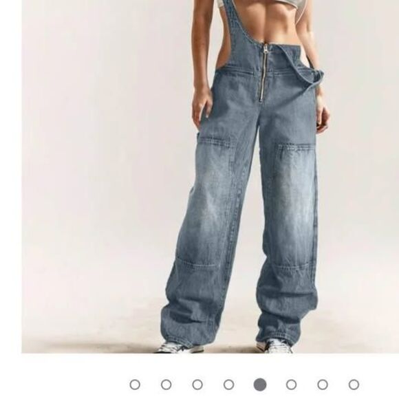 Women’s Denim Jumper, Small - Picture 4 of 5